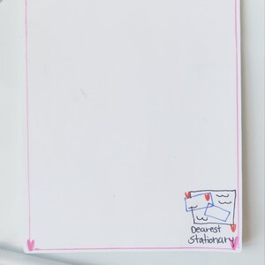 Heart shape pattern small notepad, heart pattern memo pad, heart pattern desk pad, stationary gift for her/him, gifts for her, cute notepad