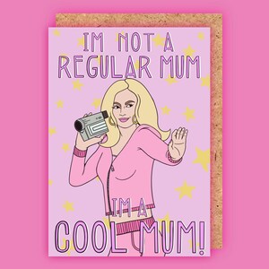 Soy una tarjeta cool mum mother's Day Card Sassy Mothers Day que se vende con un sobre de papel reciclado marrón, para mamá.