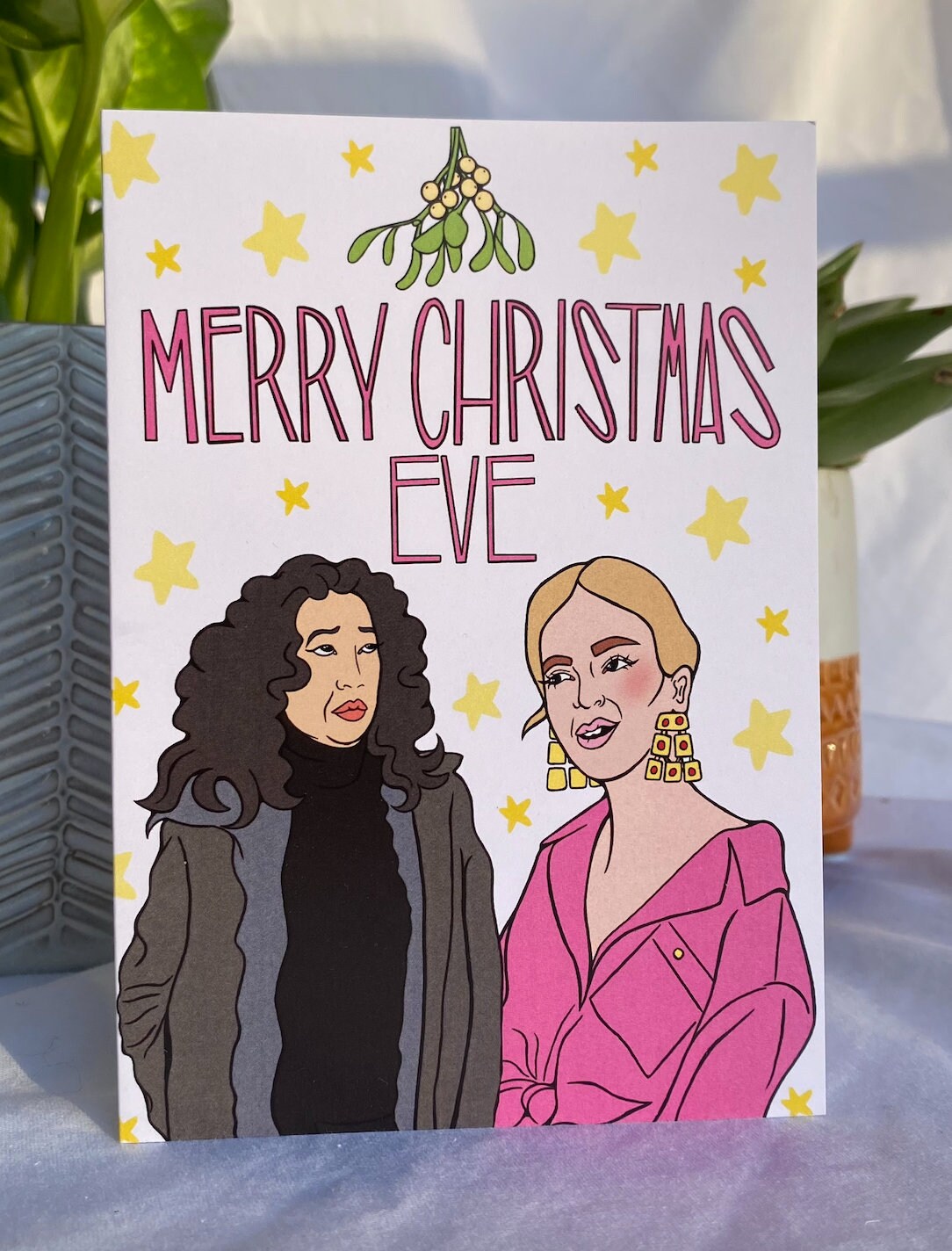 Merry Christmas Eve Christmas Card | Etsy
