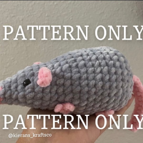 Crochet Rat Pattern