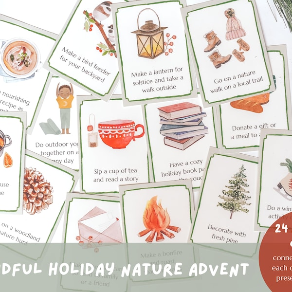 Mindful Advent Calendar for Kids! Gratitude, Nature + Connection.