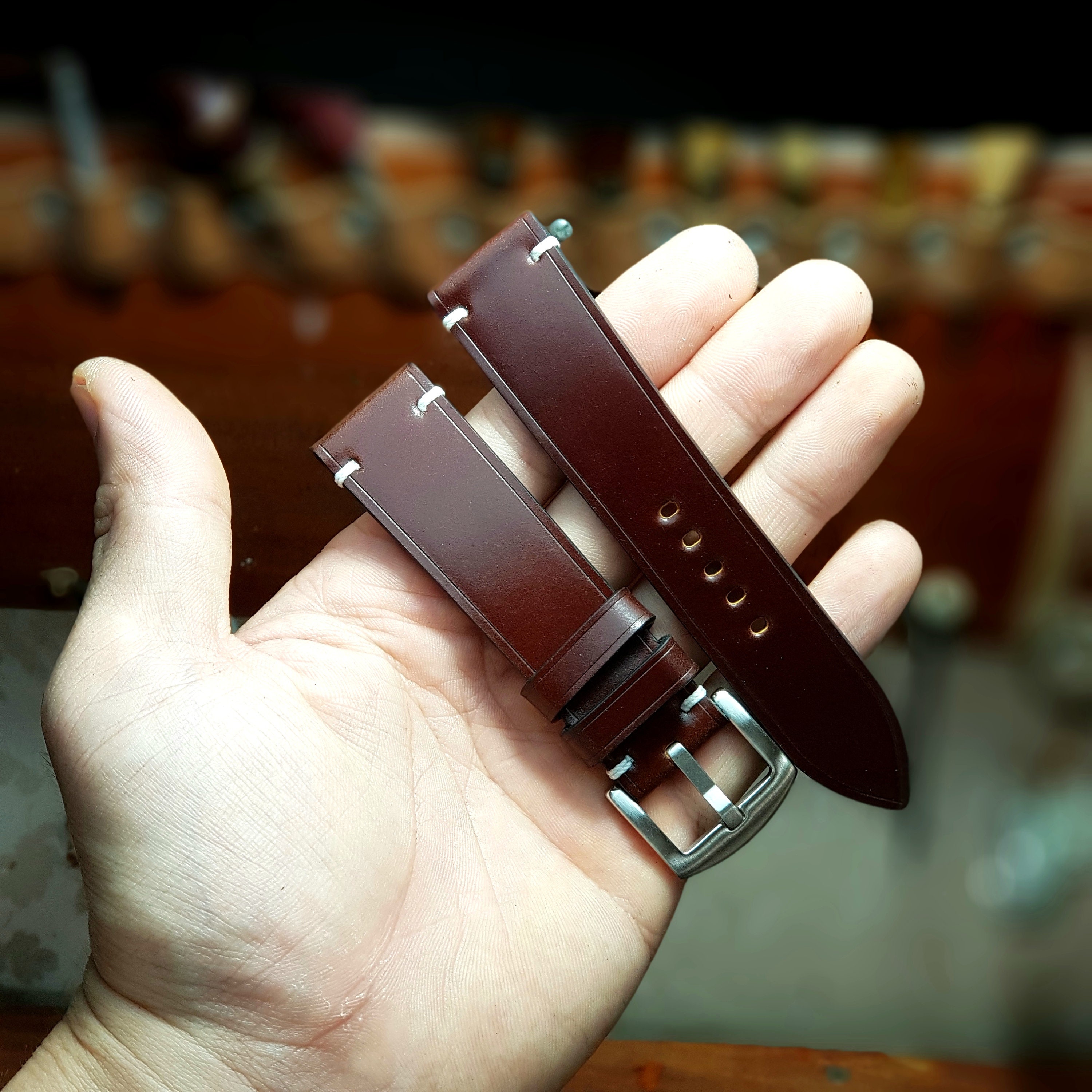 Shell Cordovan Leather for the First Time!! - Dangerous9straps