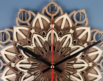 Download Mandala Clock Etsy