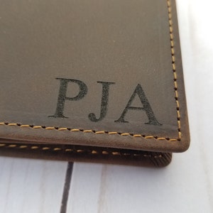 Billetera grabada para novio, billetera personalizada para hombres, billetera personalizada, regalo personalizado para novio