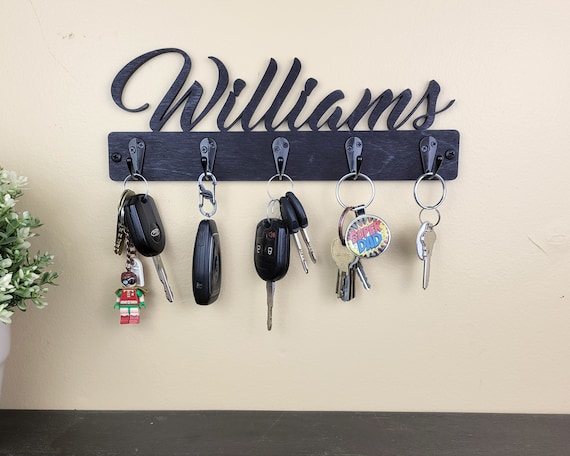 Custom key holder for wall store