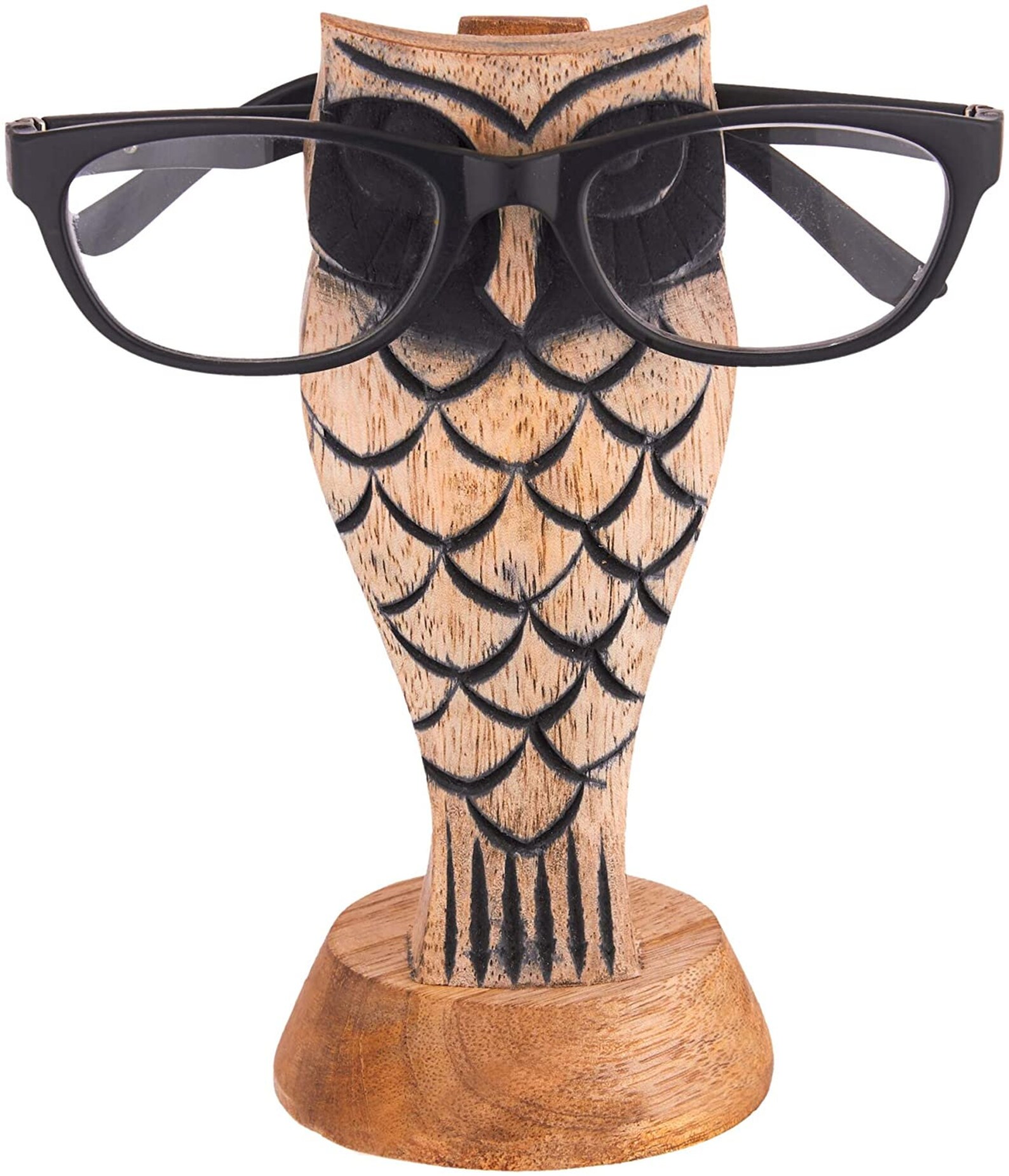 MyntCrafts Eyeglass Holder for Desk Owl Design Wooden Handmade Etsy