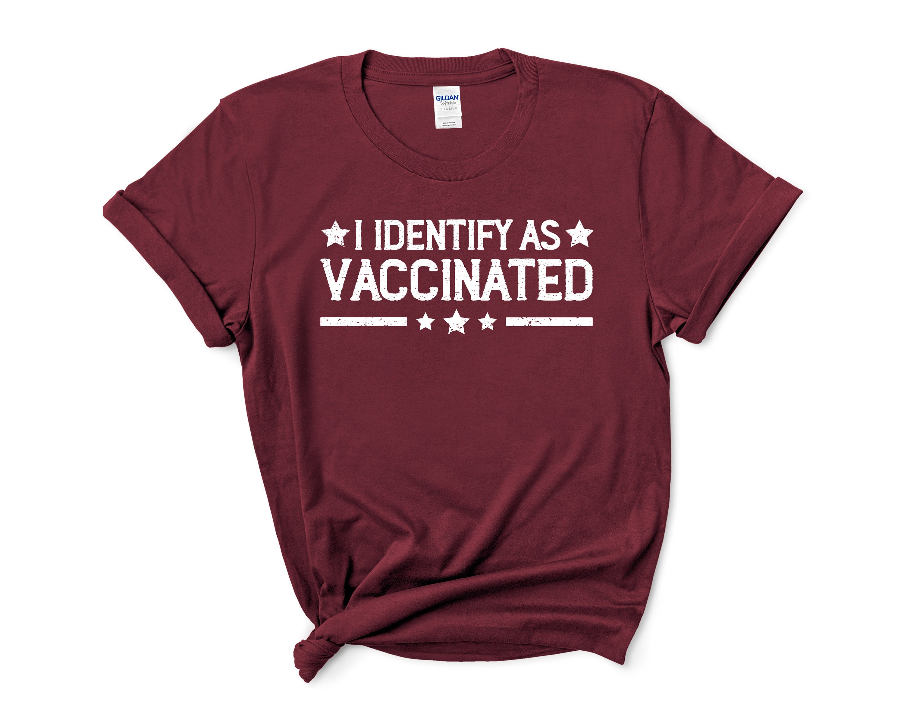 identify as vaccinated tshirt