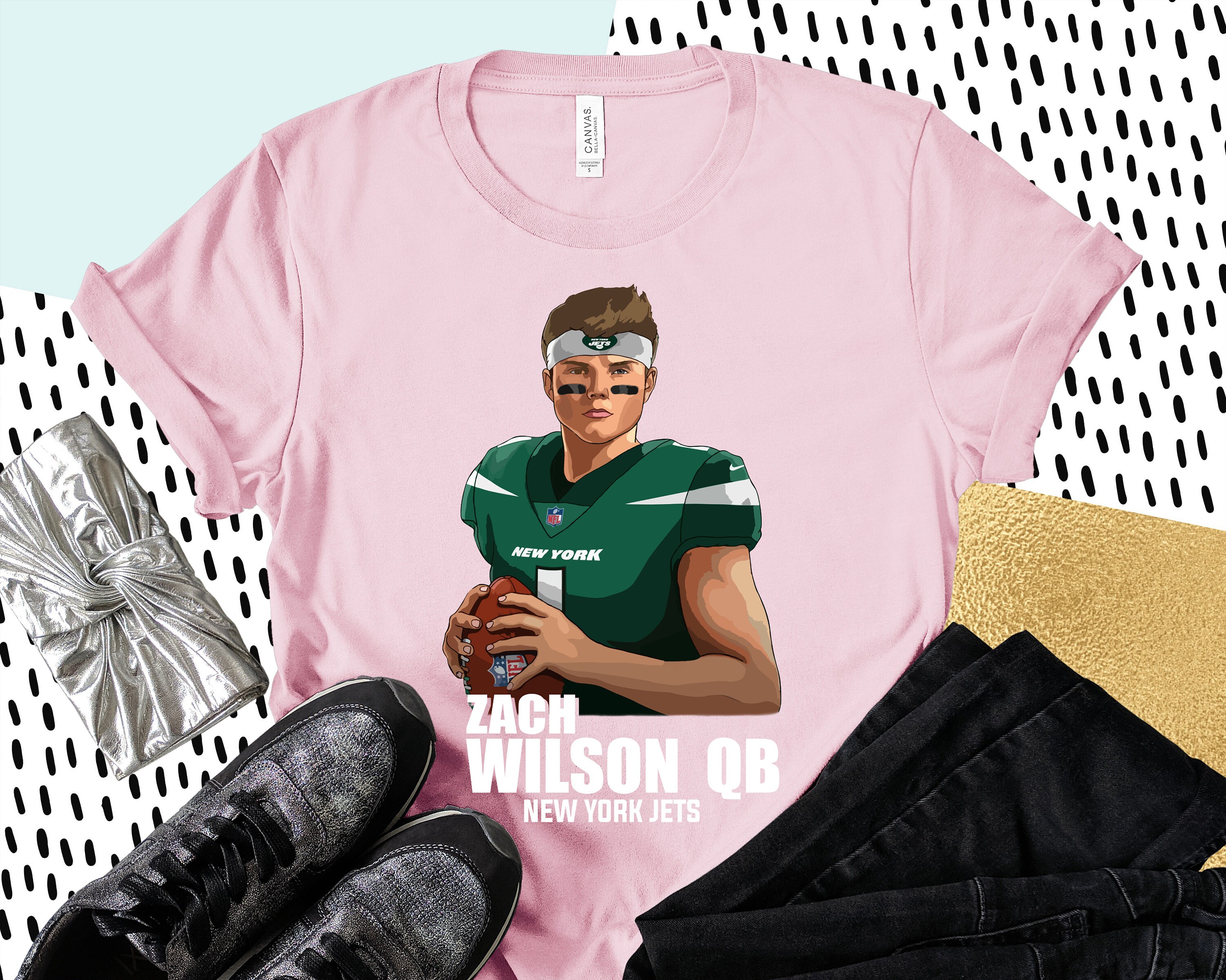 New York Zach Brings To His New Team Wilson Shirts | Etsy