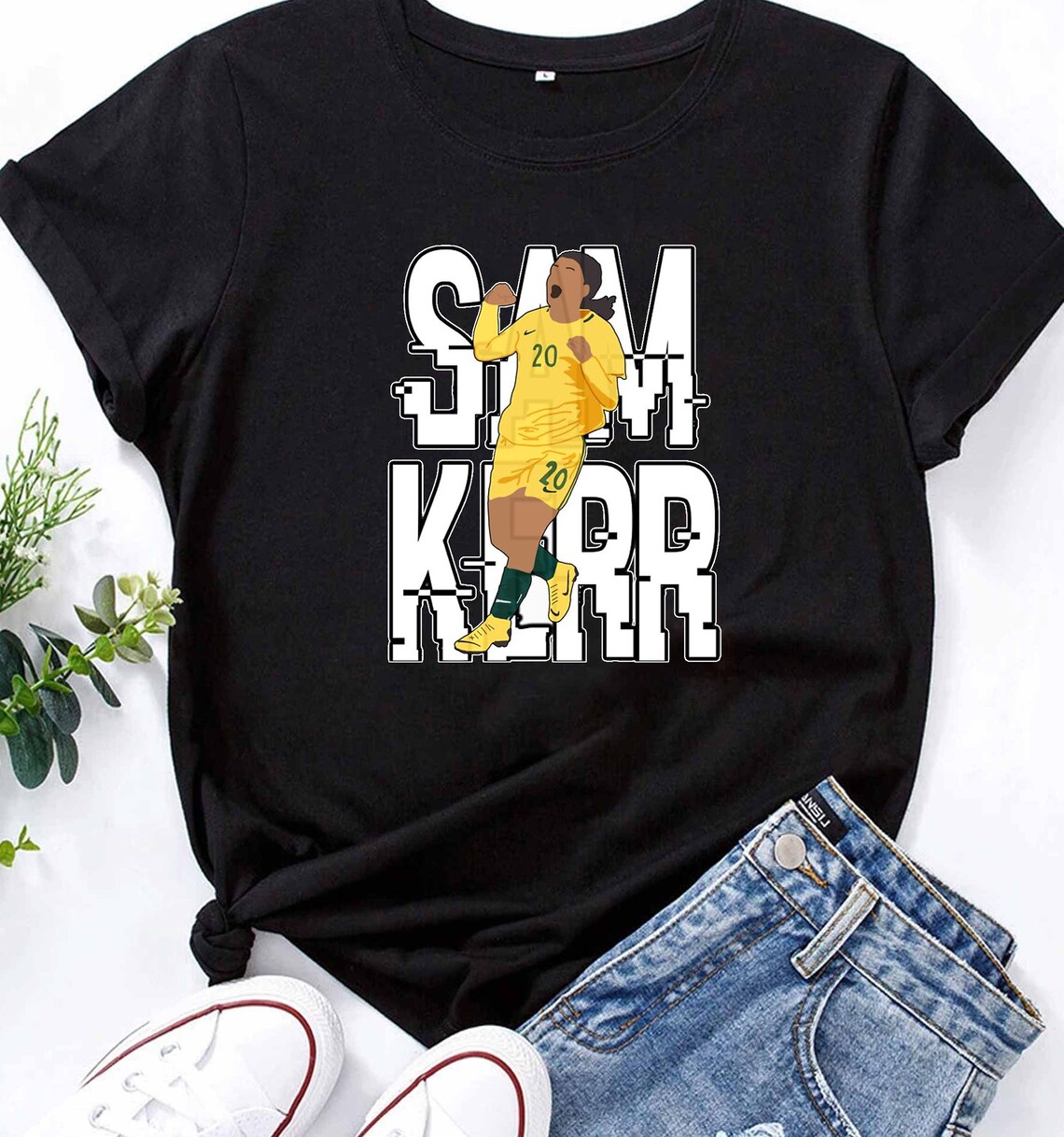 Sam Kerr T Shirt Oversized Gift T shirt | Etsy