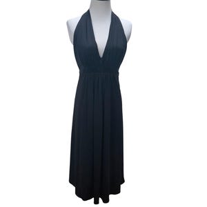 bcbg black backless dress BCBG Maxazria tulle halter maxi dress size 2 Elegant flowy fit with an open backperfect for weddings, formals, or cocktail events #prom #formal # bcbgmaxazria #halterdress #weddingguestdress
