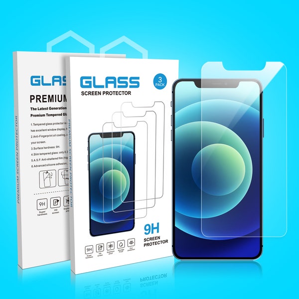 iPhone 12 Mini screen protector, tempered glass Protector for iPhone 12 mini Screen Protector for iPhone 12 mini,iPhone mini