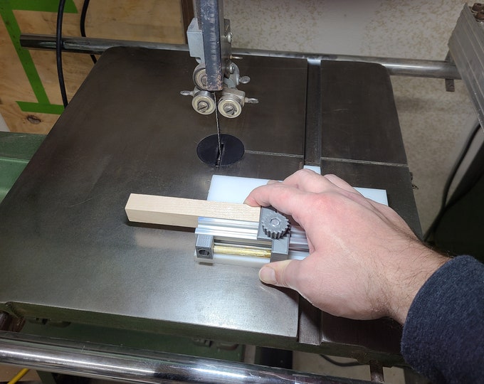 Pen Blank Bandsaw Cutting Jig Etsy