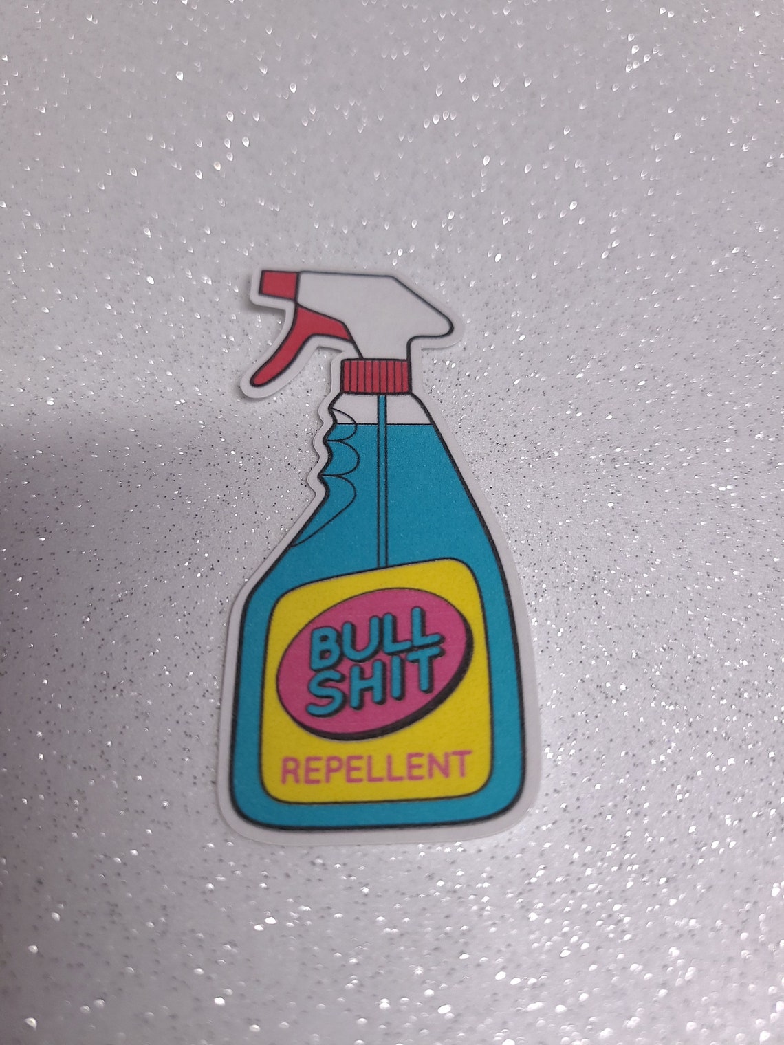 Bull Shit Repellent Vinyl Sticker | Etsy