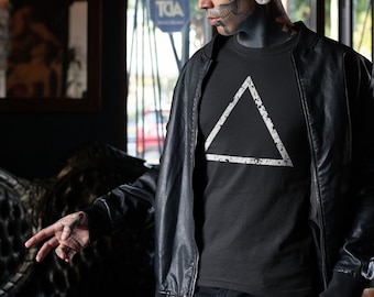 Fire Alchemical Symbol T-Shirt: Minimalist Pagan Wiccan Apparel