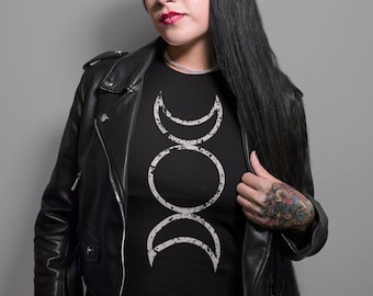 Moon Phases T-Shirt: Pagan Wiccan Apparel