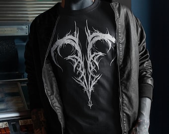 Aries Horoscope tshirt - Zodiac Shirt - Aries Gift - Dark Vibe Apparel - Goth Design - Occult Clothes