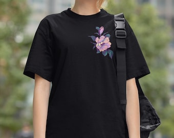 Magnolia Flower T-Shirt: Unisex Comfort Tee with Botanical Print