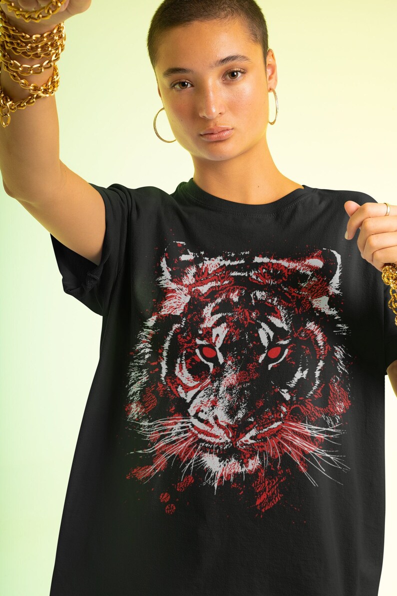 Tiger T Shirt for Animal and Nature Lovers Unisex Adult Clothing