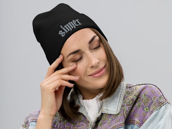 Goth Beanie / Sinner Beanie / Sinner 