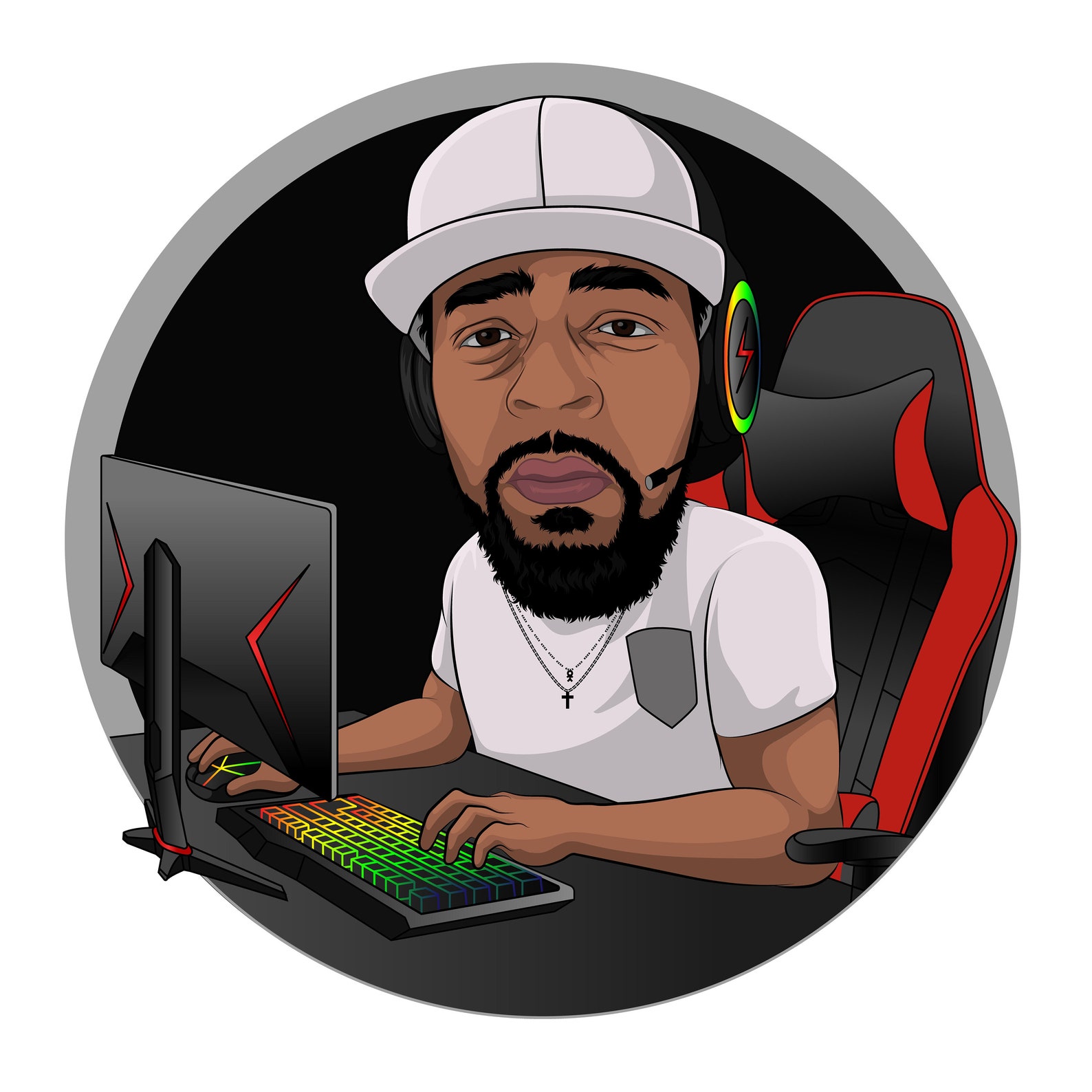 Gaming Logo Character Avatar Gaming Mascot Logo Twitch Logo Etsy