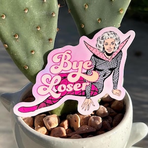 Clea Strange says bye loser sticker