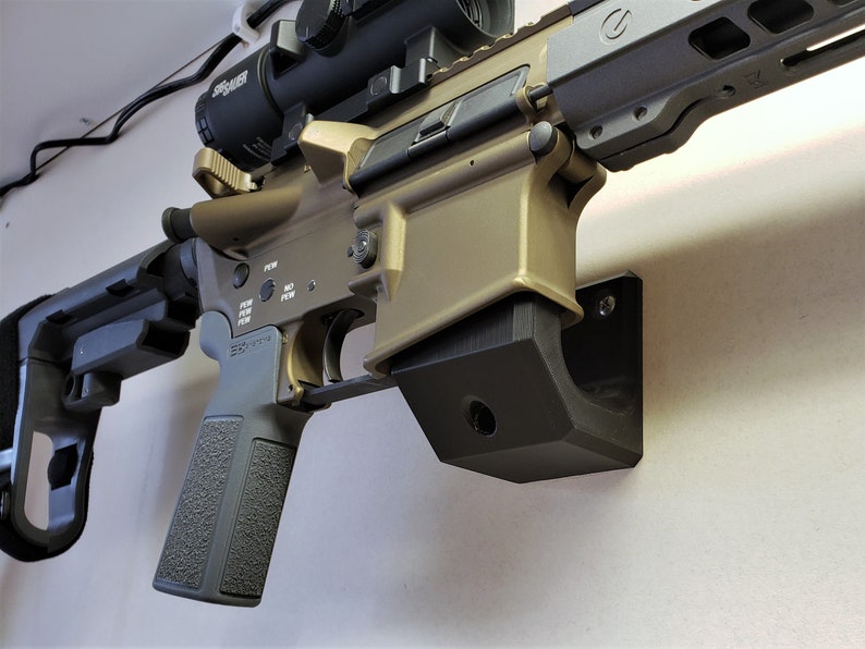 AR15 Wall Mount w/ Assist Etsy