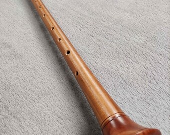leise Hirtenschalmei/Cornamuse in F (alto position), flute handle