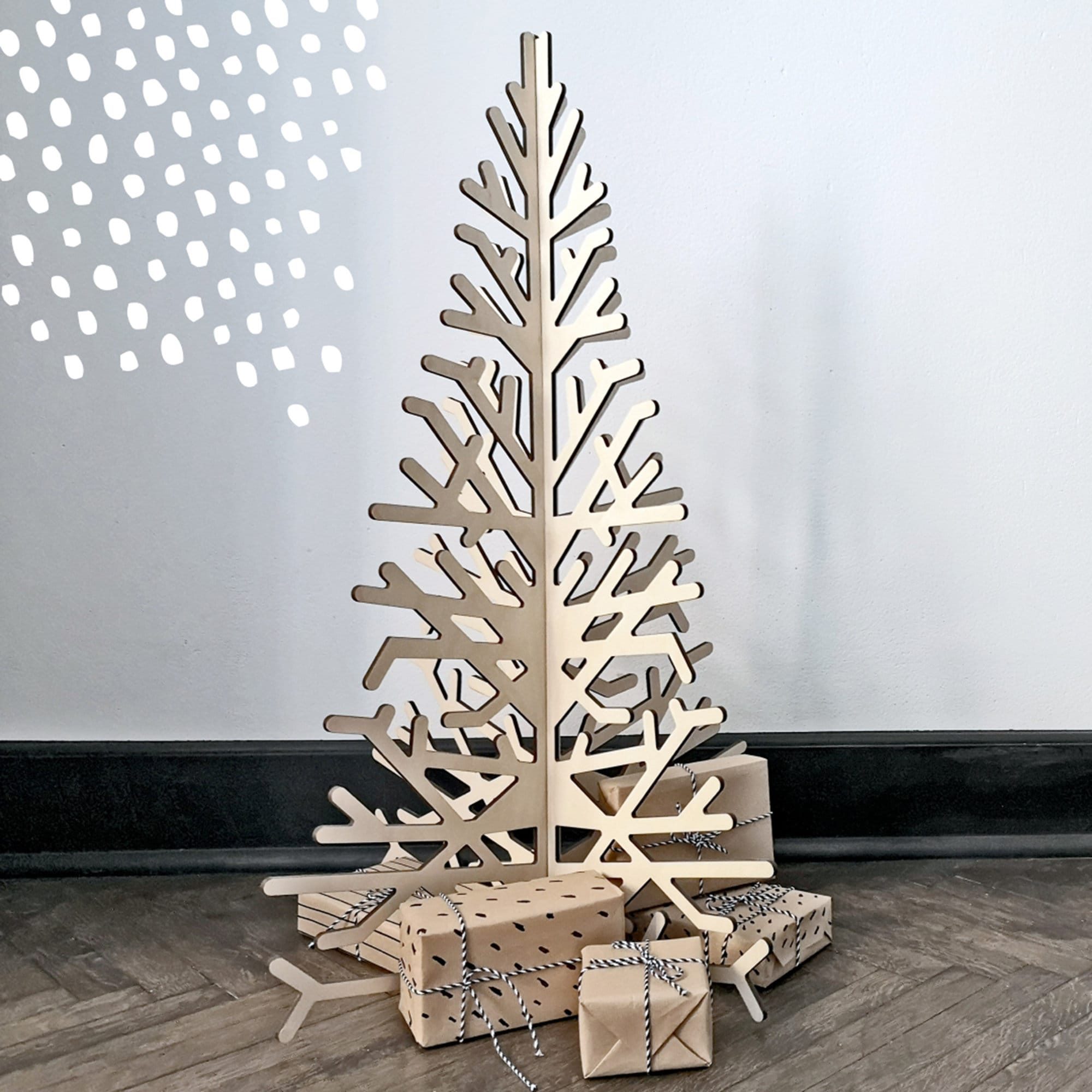 Modern Christmas Tree Plywood Christmas Tree Wooden Etsy