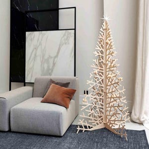 Christmas Tree Alternatives, Unique Holiday Decor, Minimalist Christmas trees, Eco-friendly Wooden Christmas tree