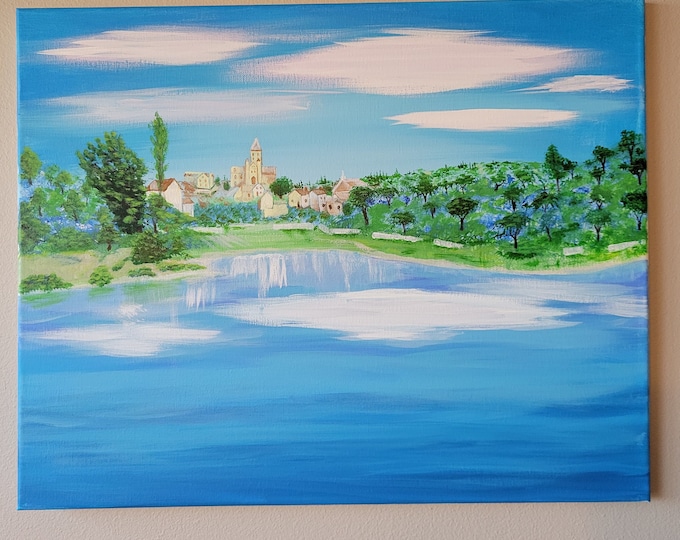 Village by the sea