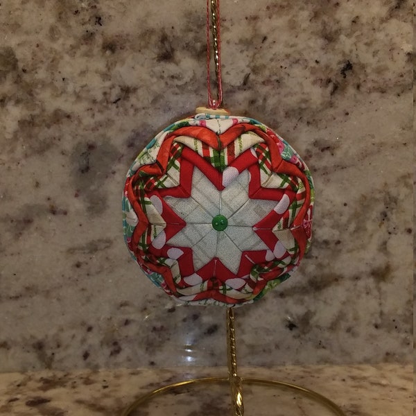 Atisanal No Sew Quilted Ornament