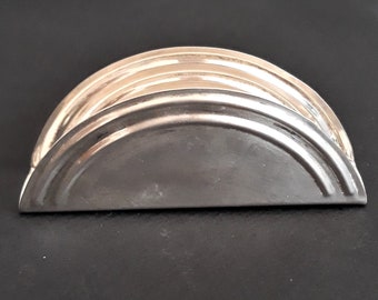 napkin ring built by the Italian company Inoxriv for the Italian company Buitoni 6 steel napkin ring coated with pure silver high thick