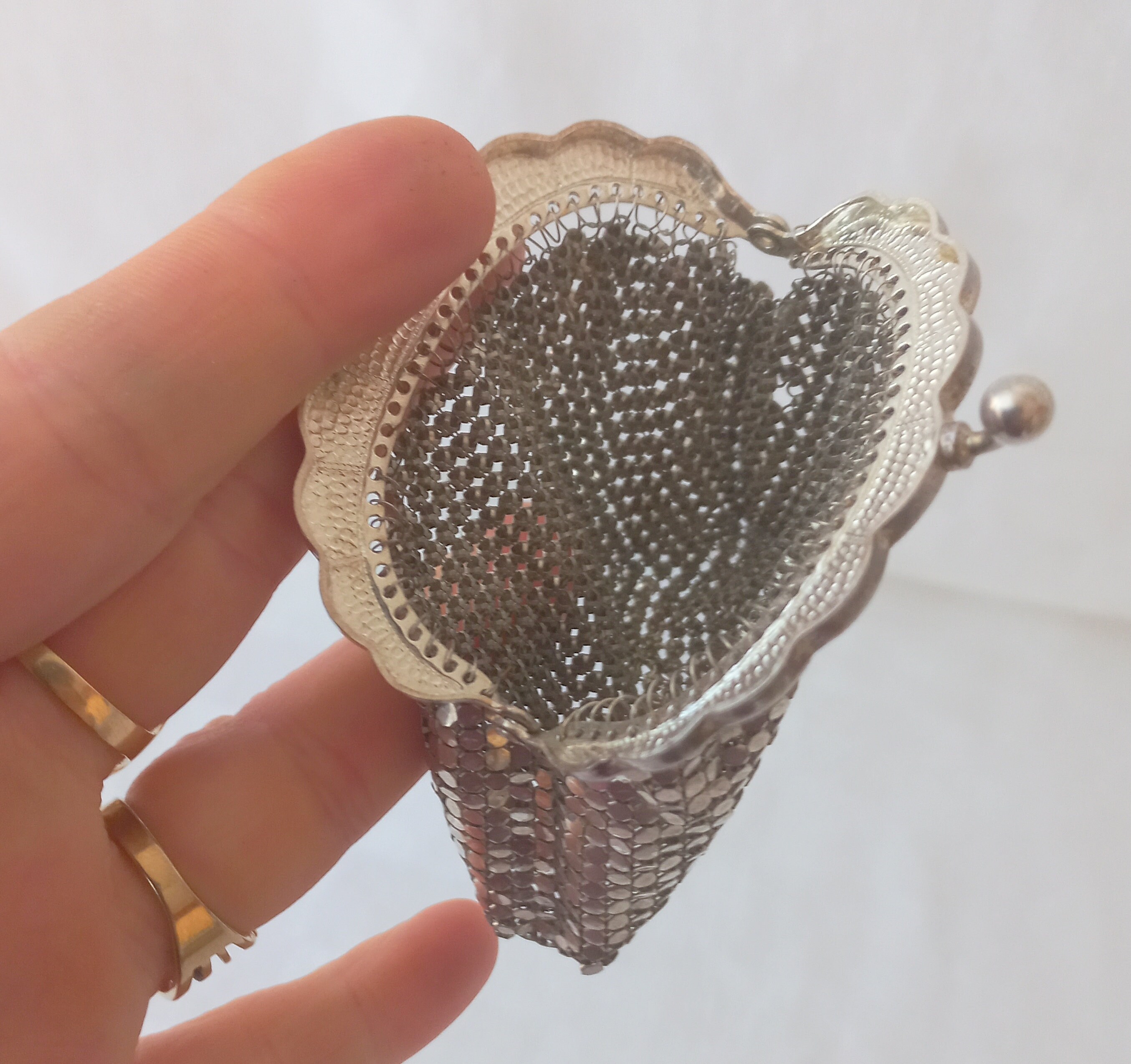 Rare Vintage Italy 1950s Metal Coin Purse Silver Plated | Etsy