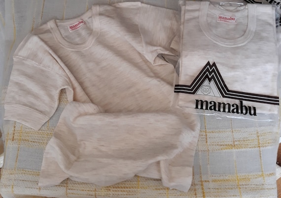 New Brand "MAMABU" Men's undershirt 20% wool 30 a… - image 1