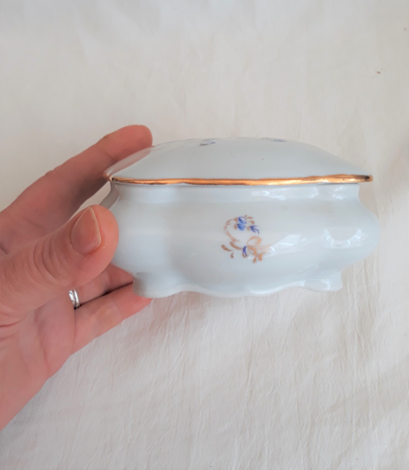 Medium Square Jewelry Box Limoges Jewelry Box Jewelry Box Etsy