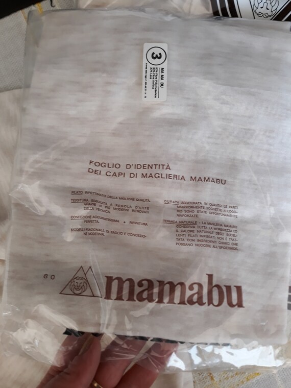 New Brand "MAMABU" Men's undershirt 20% wool 30 a… - image 4
