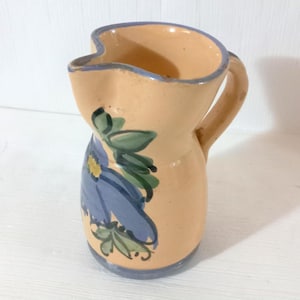 Vintage Italy, Old Water Pitcher, Italian Apulia Terracotta, Mid Century Wine Pitcher, Clay Shards, Rustic Decor, Farmhouse, Italian Cuisine