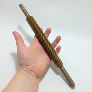 Antique brass rolling pin, Italian tradition, Rare collectible brass rolling pin, Brass Pasta Cutter Antique Pasta Cutter Pasta maker