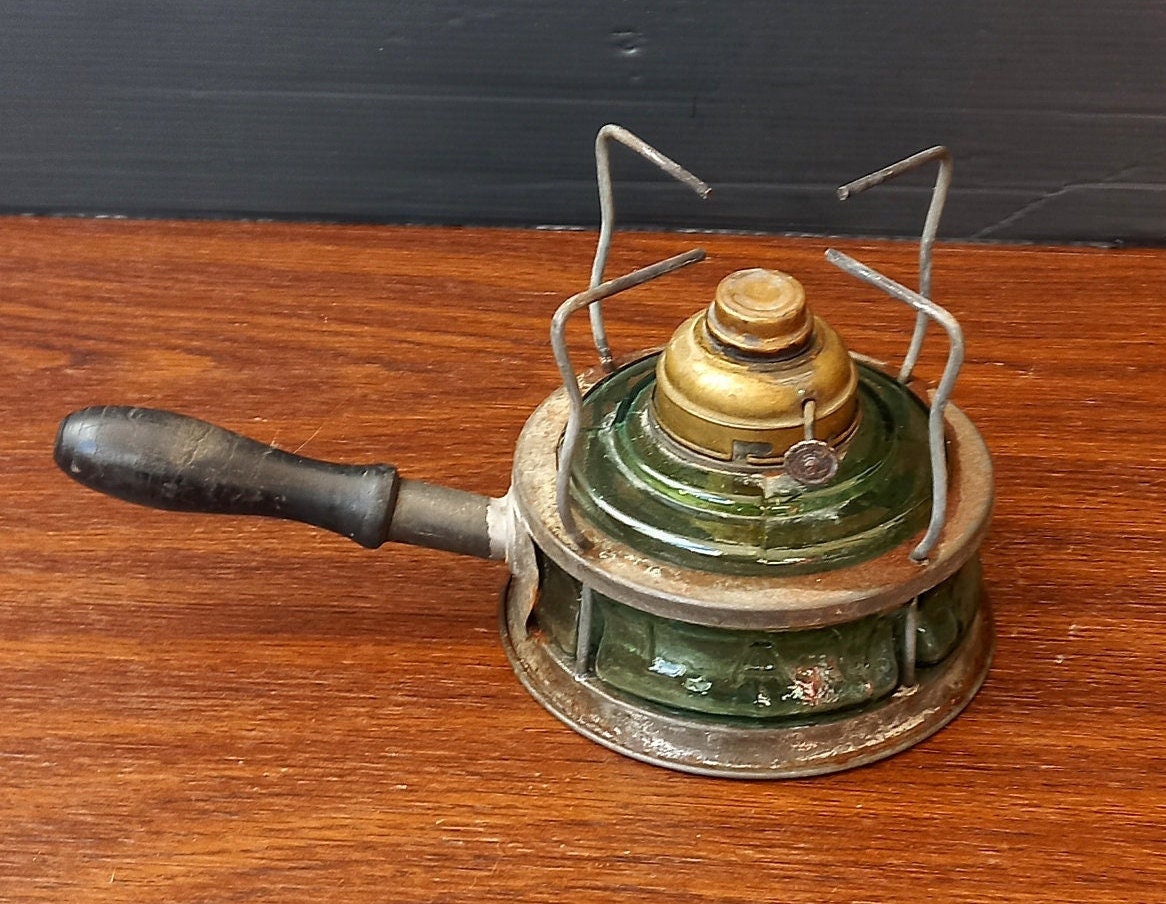 Old Primus Stove kerogaz on Three Burners for Cooking on an Open