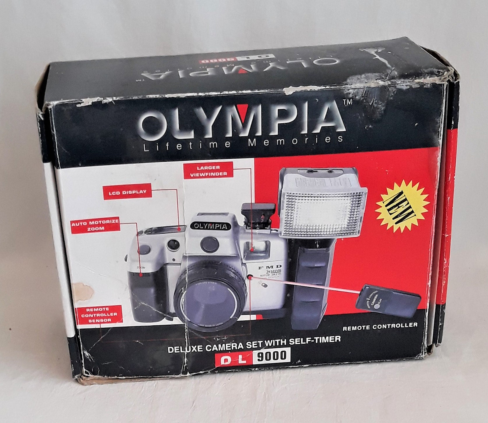 Vintage Olympia DL 9000 Camera Set, New in Box, 35mm Film