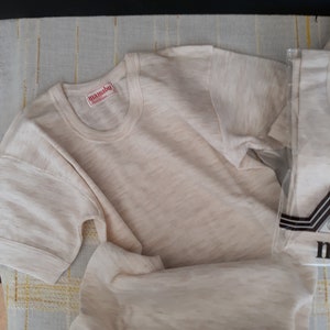 New Brand MAMABU Men's undershirt 20% wool 30 acrylic fiber 50 polypropylene fiber Size 3 Vintage Italy 1980s Men's underwear Gift for him image 2