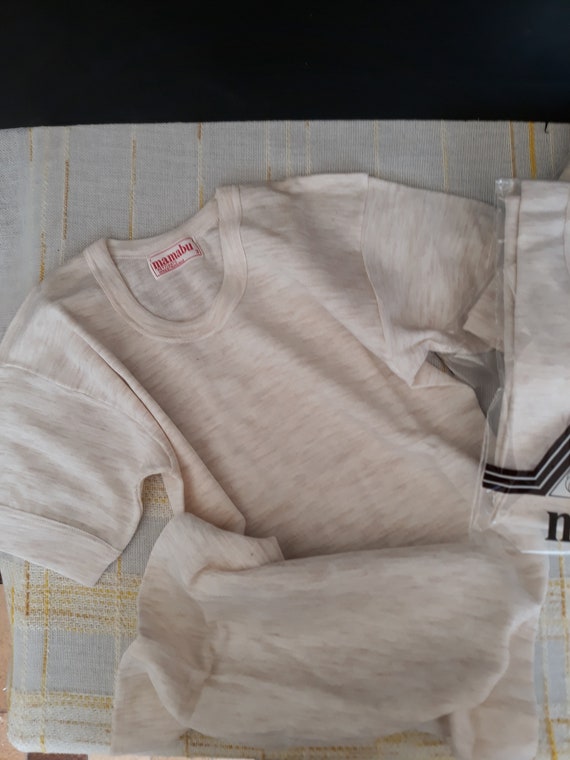 New Brand "MAMABU" Men's undershirt 20% wool 30 a… - image 2