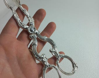 ヴィンテージ ライヒャルト ケーキサービングトング 亜鉛 銀メッキ