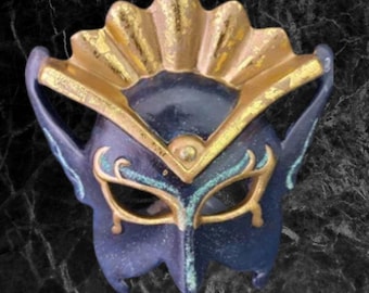 Venetian Carnival Mask Hand Painted Ceramic Wall Hanging Mask Italian Art Ceramics Theater Mask Wall Decor Home Decor Hanging Decor