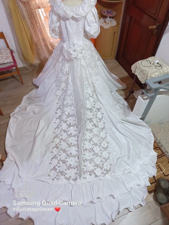 Wedding dress Exclusive model Unique Strictly han… - image 2