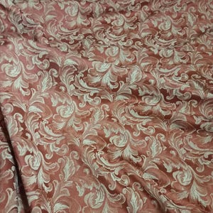 Large 280x330 cm Venetian Silk Brocade Antique Upholstery Fabric Venetian Silk Fabric Damask Italian Fabric Silk Panel