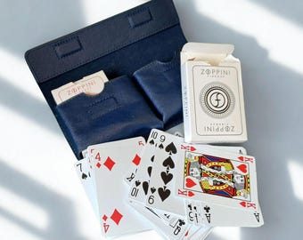 Baraja de cartas coleccionables vintage "Zoppini" de Florencia. Juegos de mesa clásicos. Regalo ideal para jugadores de casino o para el Día del Padre.