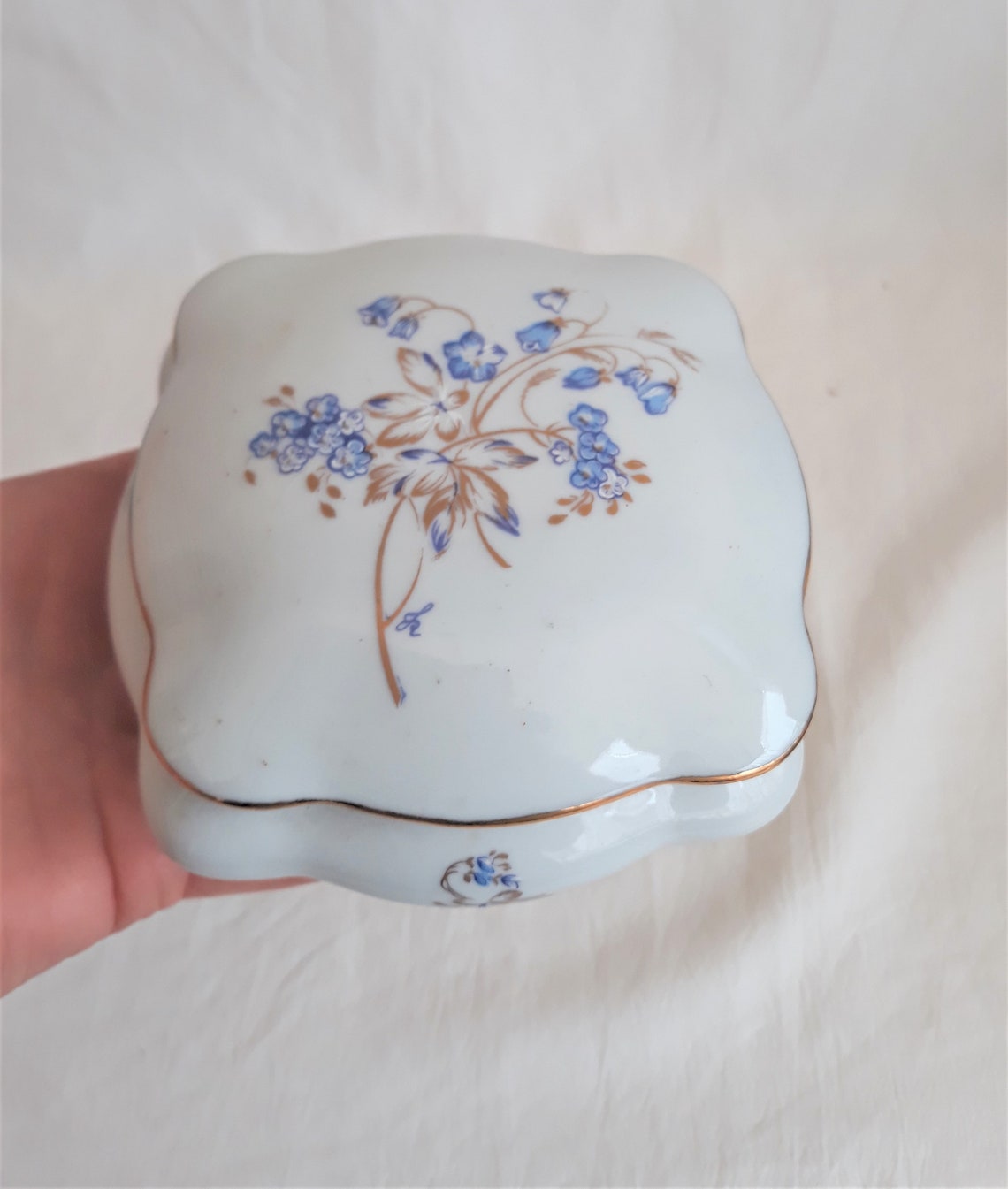 Medium Square Jewelry Box Limoges Jewelry Box Jewelry Box Etsy