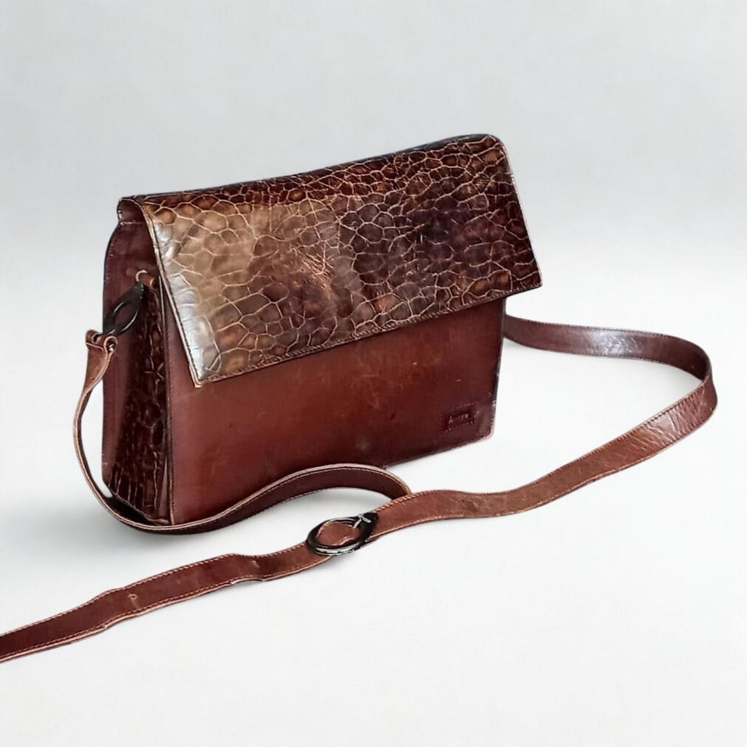 GIANNI VERSACE ヴィンテージバッグ Vintage Gianni Versace Leather Bag, 1970s Italian Design - Etsy
