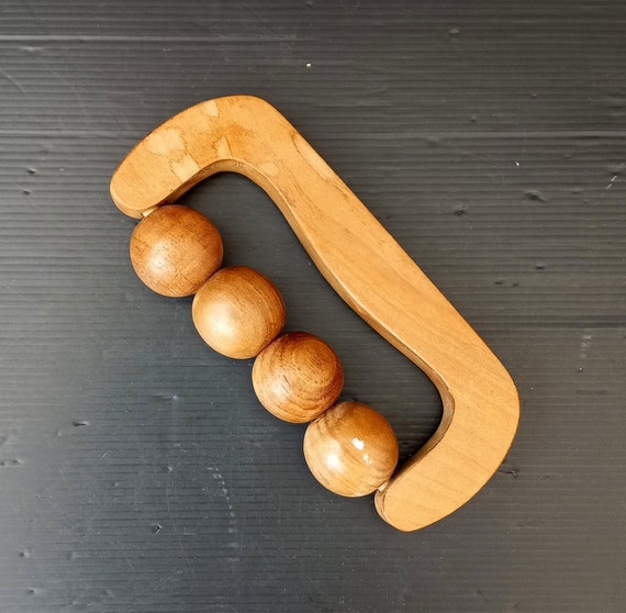 Old Solid Wood Massage Tool Wood Tools Collectible Rustic Wood Etsy